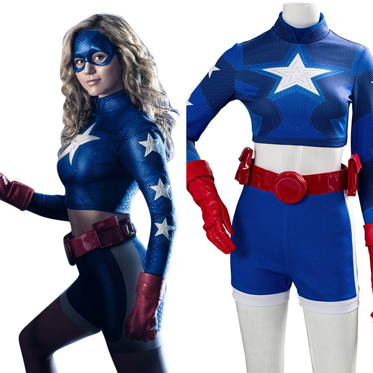 Courtney Whitmore Stargirl Cosplay Costume Halloween Top Shorts Outfit