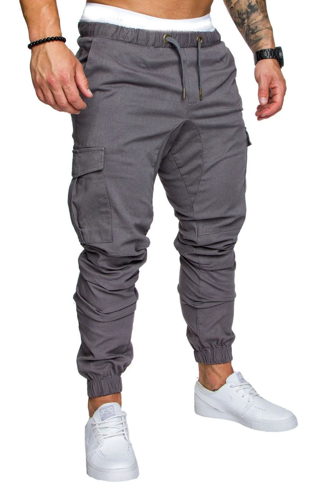Men's Cargo Jogger Tactical Cargo Multiple Pockets Pants-inspireuse