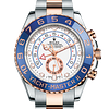 Rolex Yacht-Master II Two Tone Steel Rose Gold White Dial Watch 116681-0002