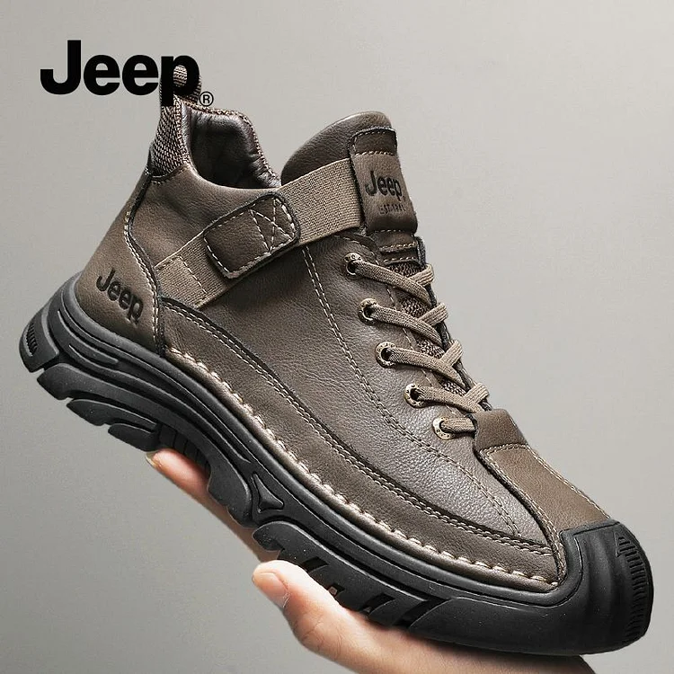 JEEP autumn new outdoor sports thick-soled hiking shoes