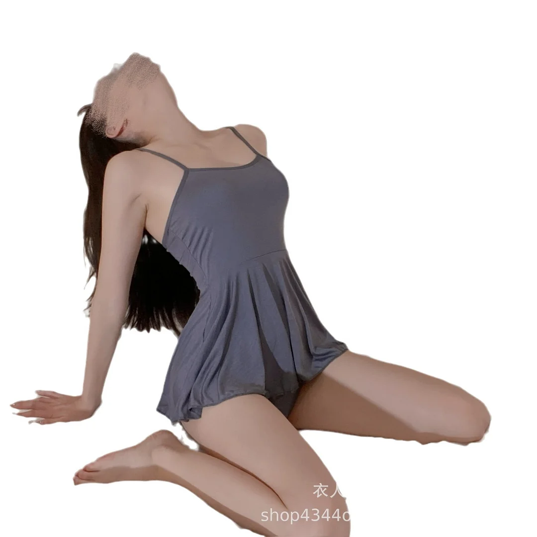 Churchf Sex Lingerie Hanging Body Dress Tempting Pure Sexy Girl Aja Skirt Home Pajamas Pajamas Set