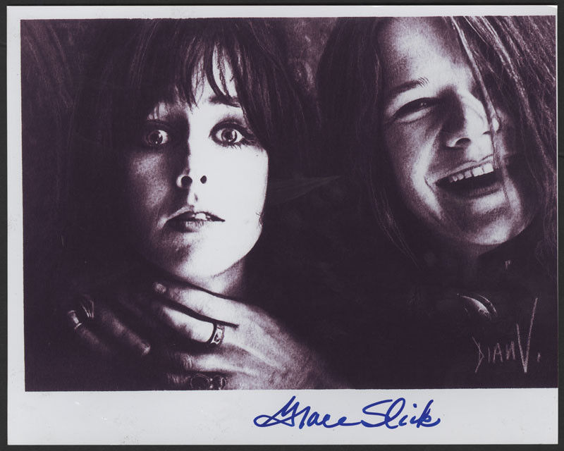 GRACE SLICK Signed Photo Poster paintinggraph (Janis Joplin) - Singer / Rock Vocalist - preprint