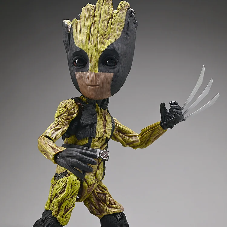 IN-STOCK DongGuan style  MARVEL Groot cos Wolverine Action Figure-