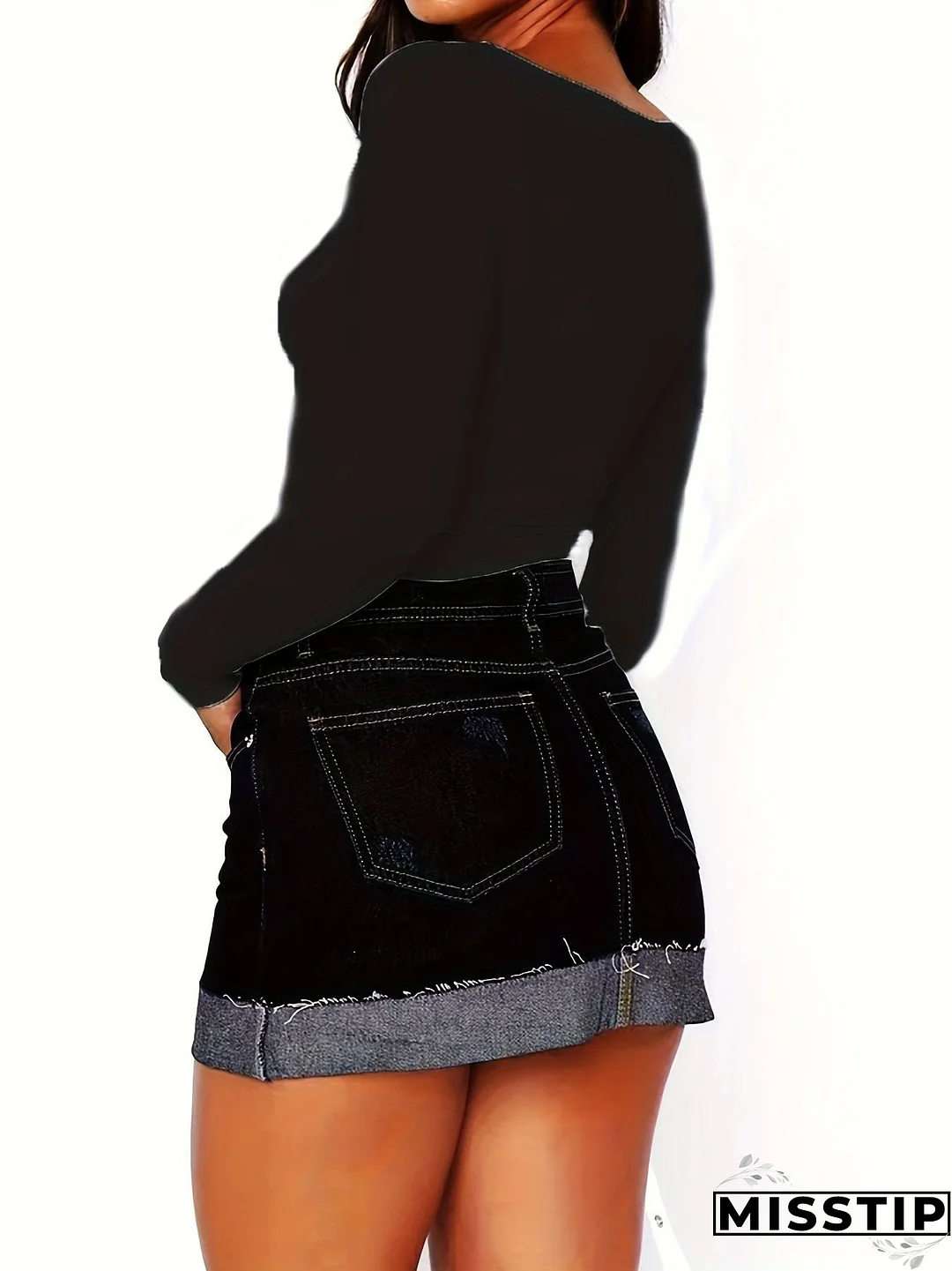 Sweetheart Neck Simple T-shirt, Casual Long Sleeve Slim Top For Spring & Fall, Women's Clothing