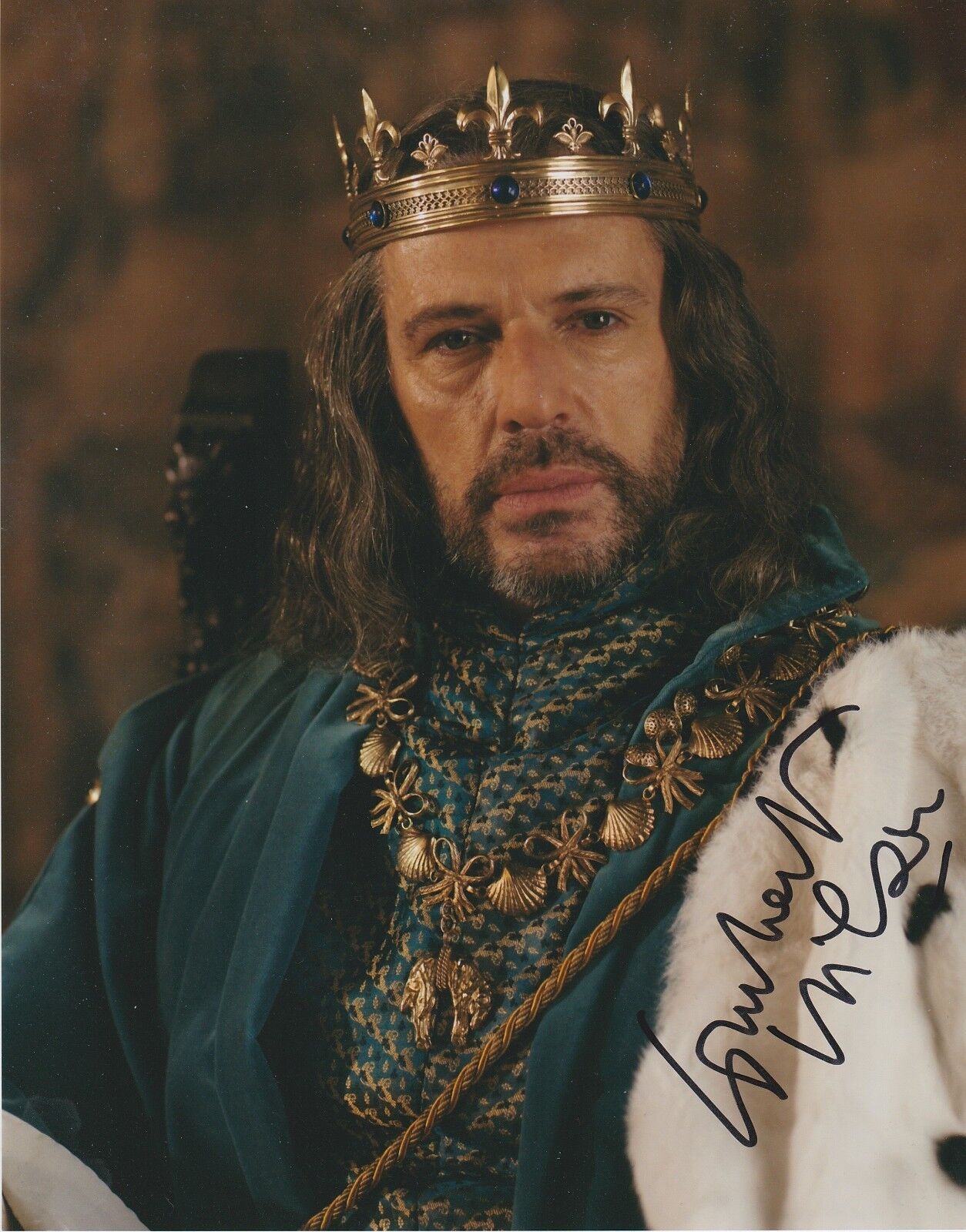 Lambert Wilson Signed The Hollow Crown 10x8 Photo Poster painting AFTAL