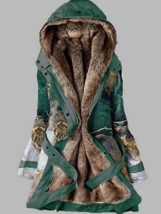 Tie-dye print women's tie coat
