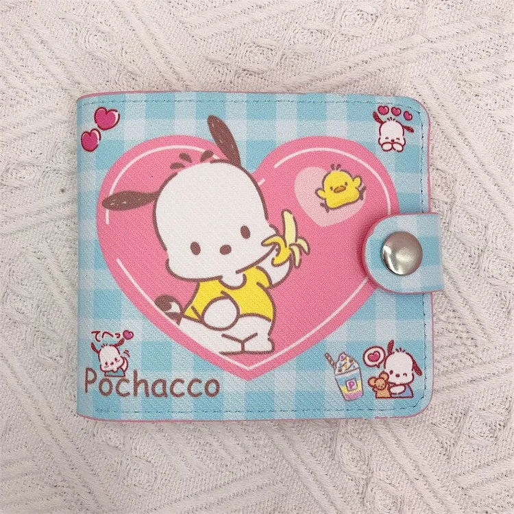 Sanrio Coin Purse Kawaii Hellokitty Pochacco Cinnamoroll Kuromi