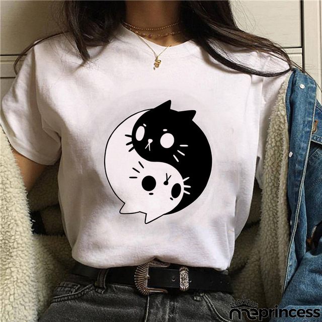 Women Fashion Floral Graphic Print Short Sleeve T-Shirt