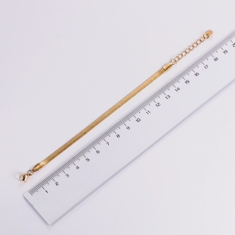 Minimalist Solid Color 304 Stainless Steel Bracelets In Bulk