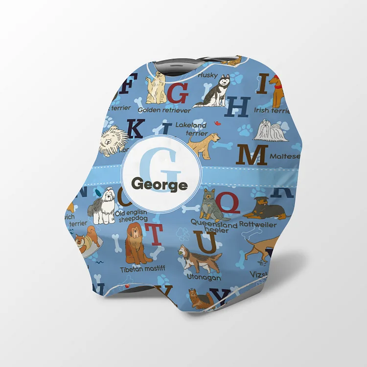 Personalized Pet Baby Car Seat Canopy| Canopyl174