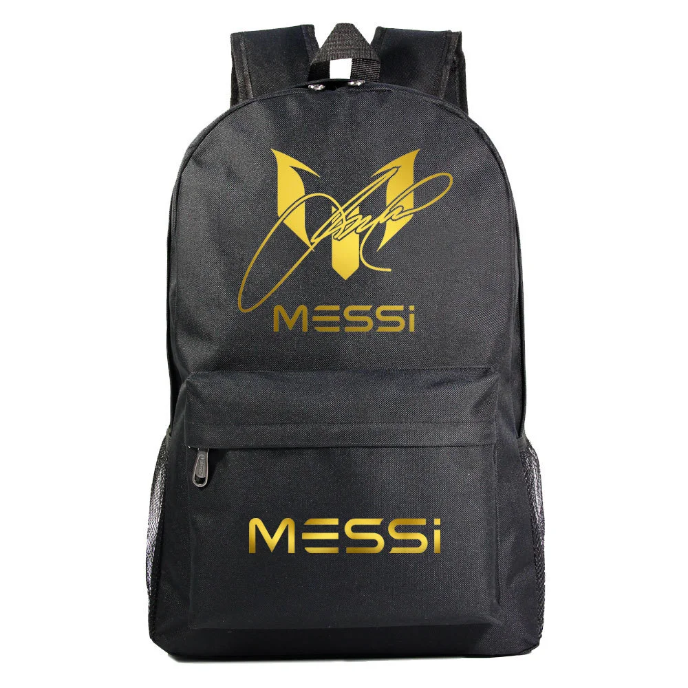 Buzzdaisy Get Your Young Soccer Star Ready with our Lionel Messi Theme School Bag - Durable, Waterproof and Laptop-Ready!