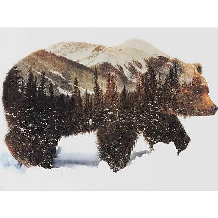 Bear | Full Round/Square Diamond Painting Kits