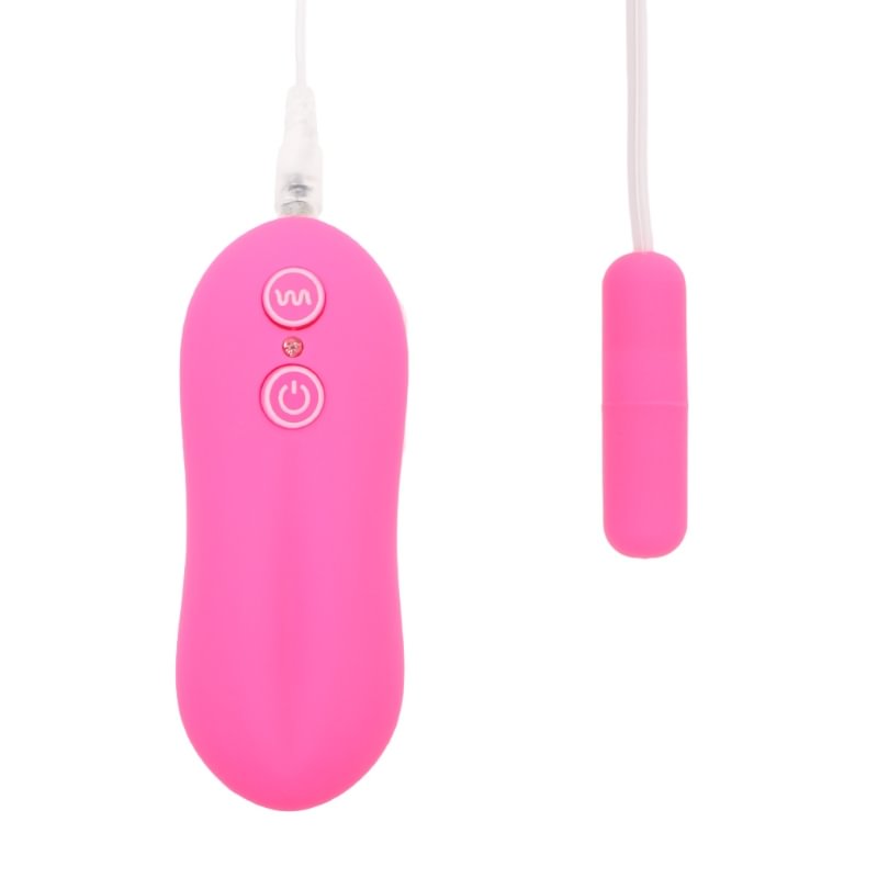 10 Frequency Mini G Spot Vibrator Wired Remote Control Vibrating Sex Toy 