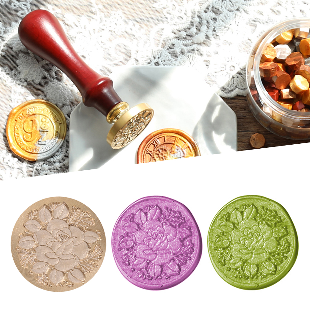 

25MM Sealing Wax Stamp Head Plant Flower Series, 501 Original