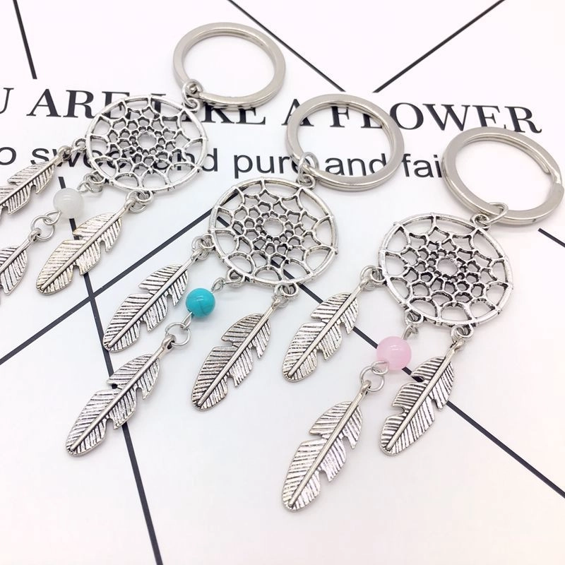 Retro Classic Style Dreamcatcher Metal Unisex Bag Pendant Keychain