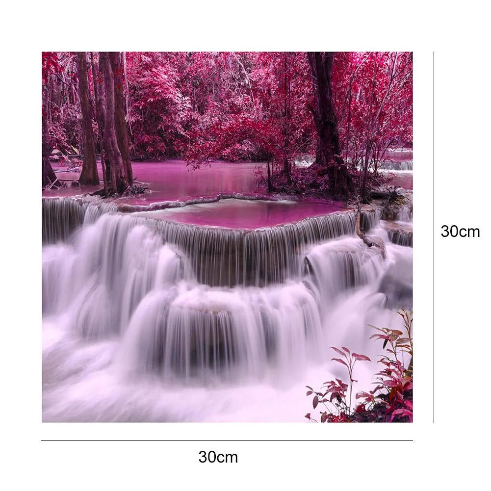 Diamond Painting - Full Round Drill - Waterfall(30*30cm)