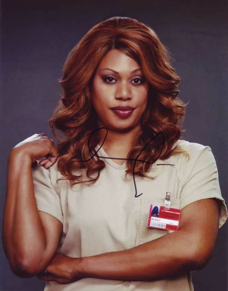 Laverne Cox AUTHENTIC in-person Autographed Photo Poster painting SHA #52324