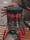 Camping Heating Furnace Mini Winter Warmer Stove Wear-resistant Hiking Equipment