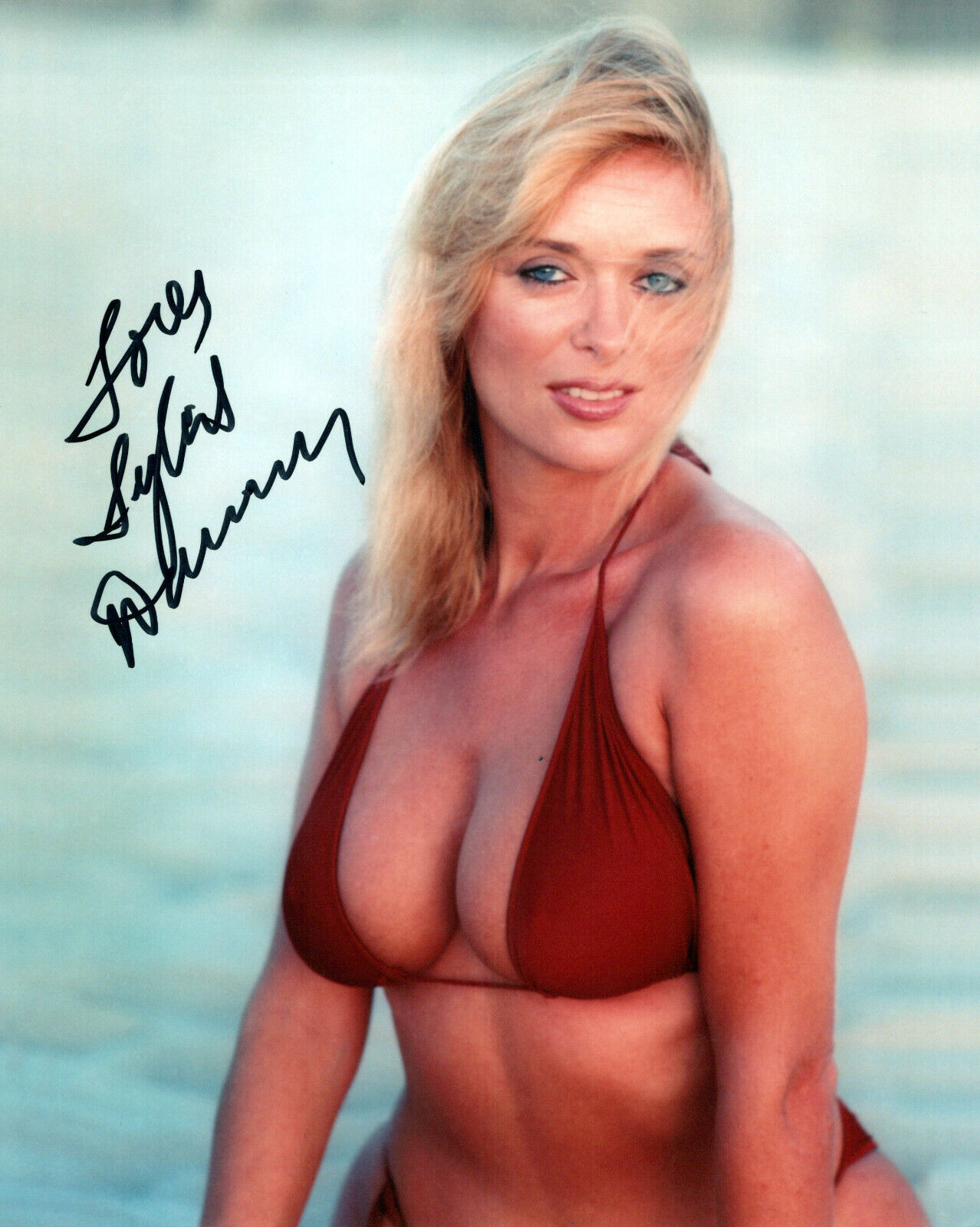 Sybil Danning glamour shot autographed Photo Poster painting signed 8x10 #4