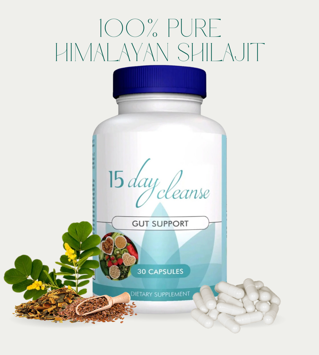 15 Day Gut Cleanse Capsules: Cleanse Your Gut, Rejuvenate Your Body & Unlock Weight Loss Potential!