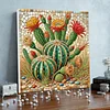 Framed Diamond Painting - Special Shaped - Cactus(25x25cm)