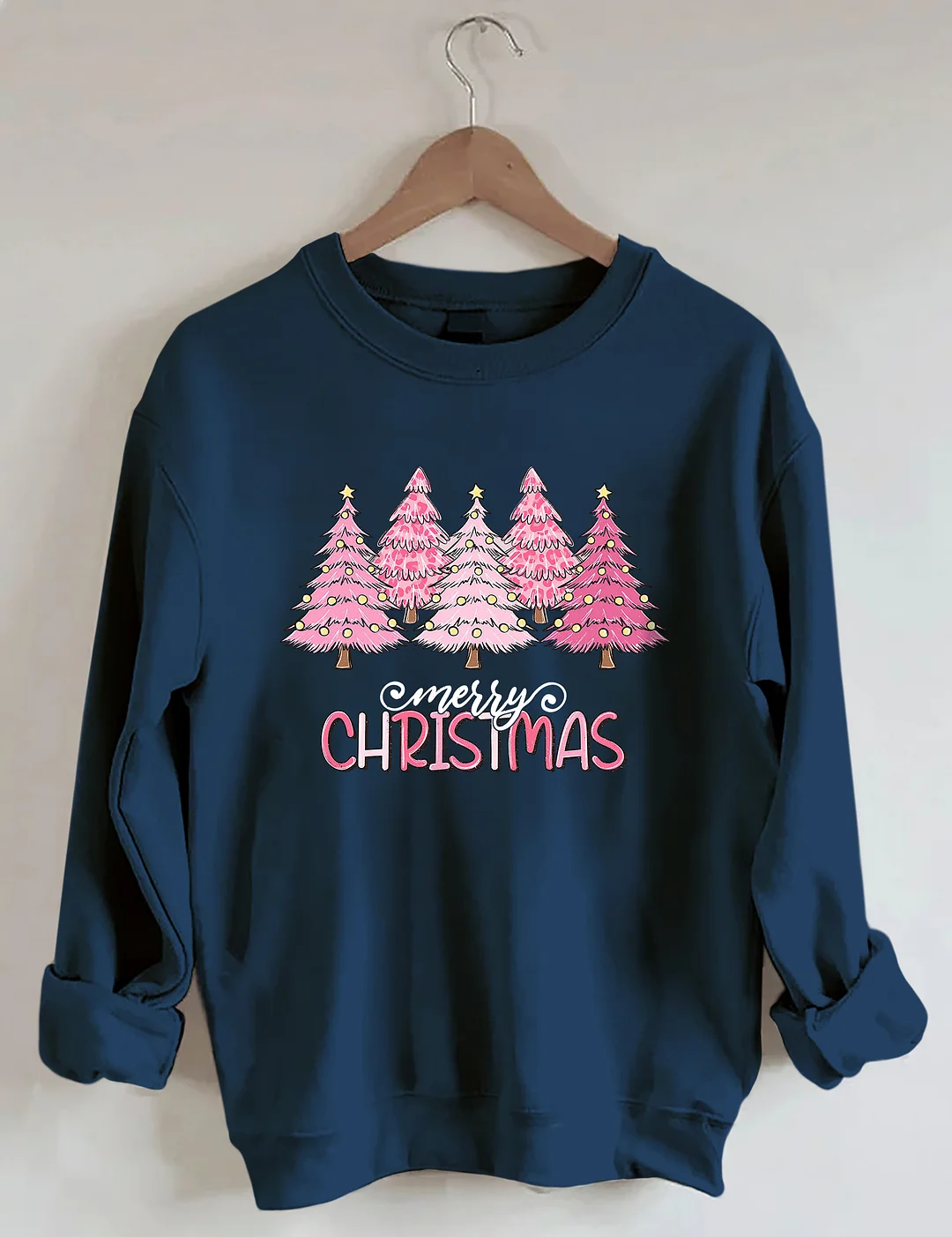 Pink Tree Christmas Sweatshirt