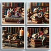 (Multi-Style) Dragon Book-11CT Stamped Cross Stitch 50*50cm/19.69*19.69in