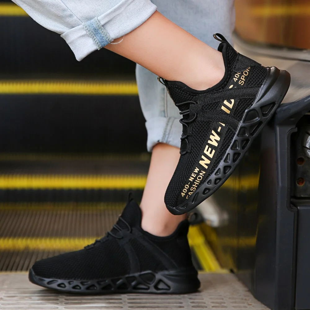 Breathable Kids Sneakers Children Casual Shoes Summer Lightweight Girls Sports Running Shoes New Fashion Hook&loop Boys Sneakers