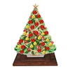DIY Wooden Diamond Painting Xmas Tree Desktop Ornaments Double Side Printed Desk Decor Kits