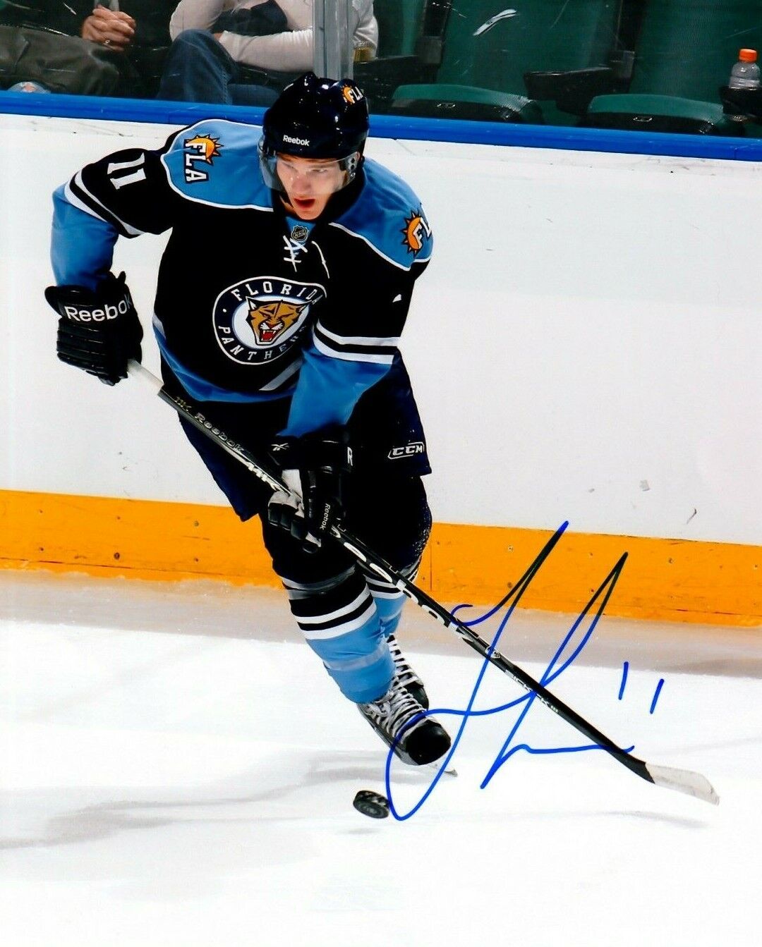 JONATHAN HUBERDEAU autographed SIGNED FLORIDA PANTHERS 8X10 Photo Poster painting