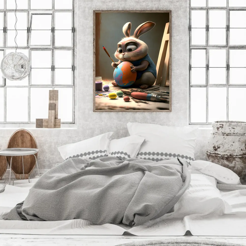 DIY Paint By Number 30*40cm - Easter Bunny