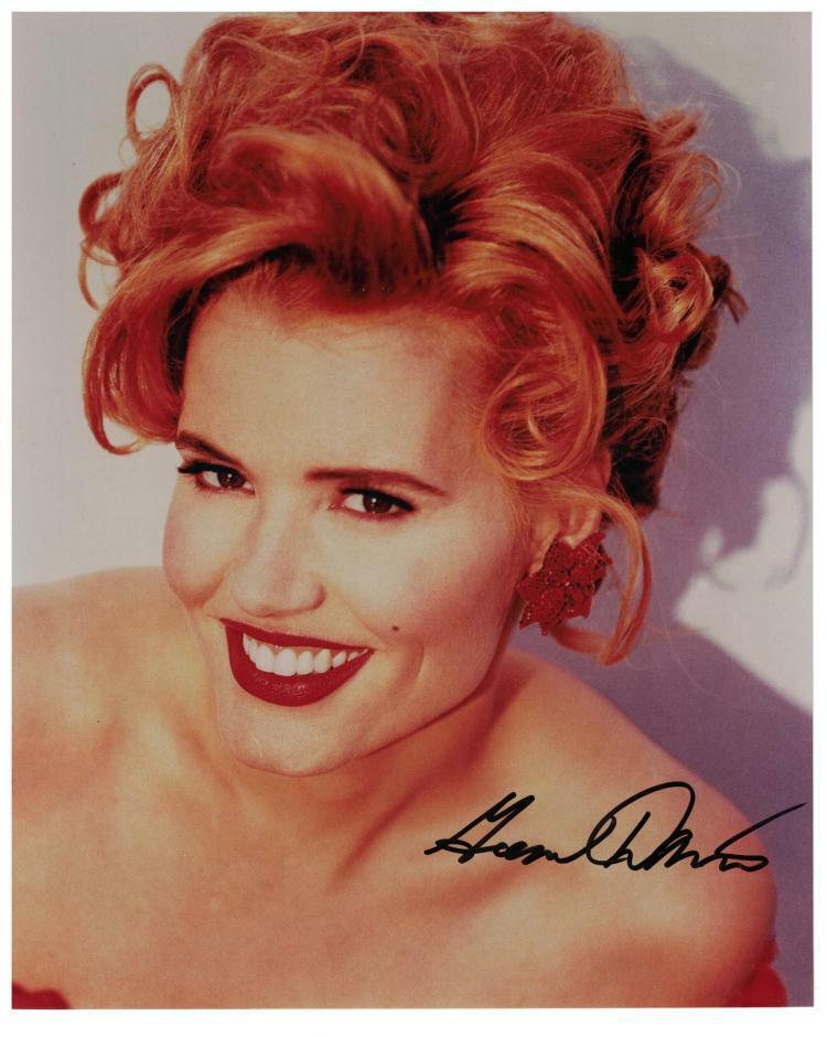 GEENA DAVIS Signed Photo Poster paintinggraph - Film Actress / Model - preprint