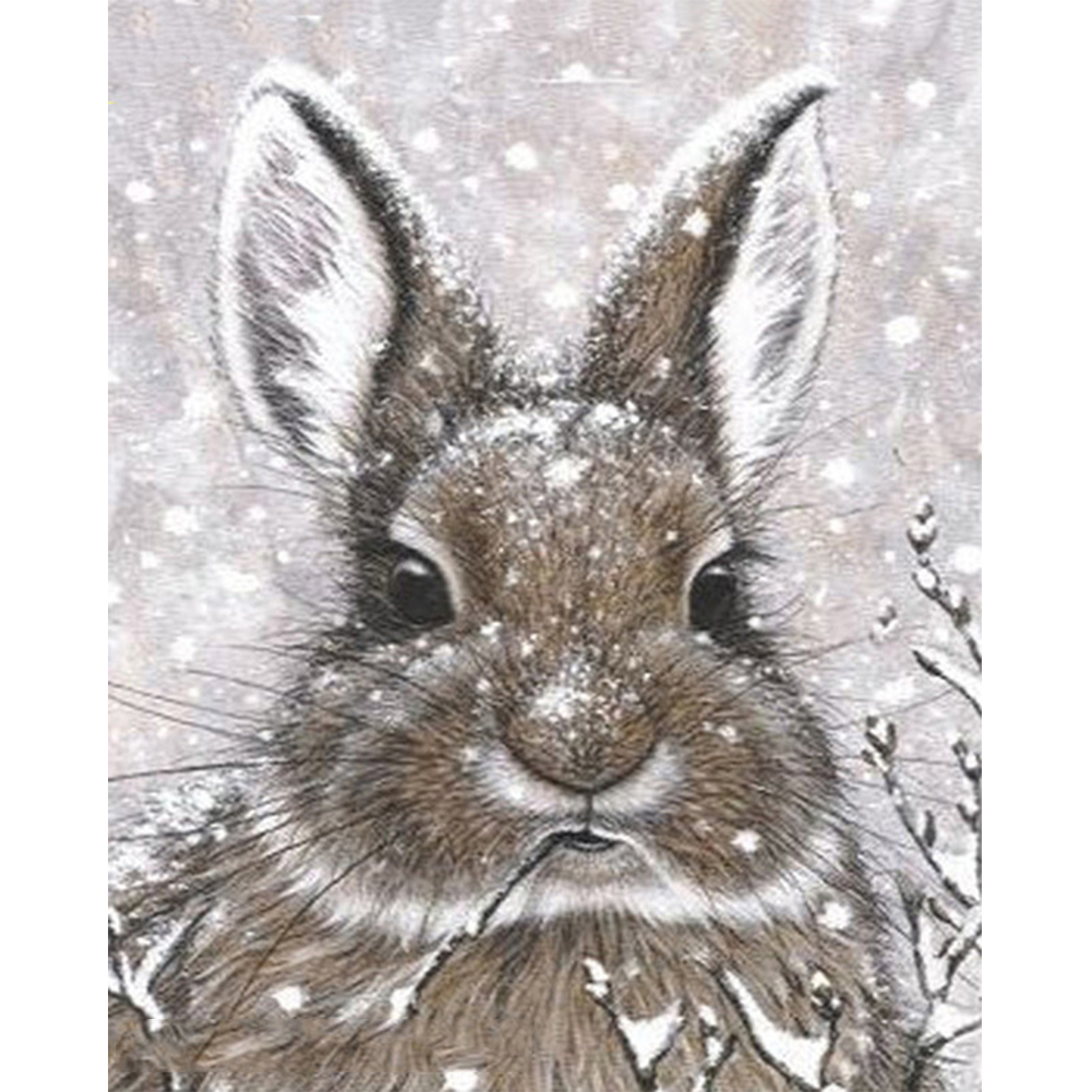 

Snow Rabbit - Round Drill Diamond Painting - 30*40CM, 501 Original