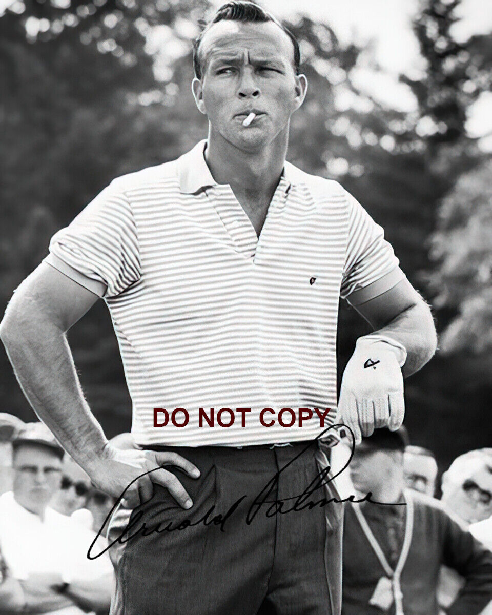 Arnold Palmer - Autographed Signed 8x10 Photo Poster painting (PGA) Reprint