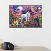 (60*40cm)Wolf Pack Animals - Full Round Drill Diamond Painting
