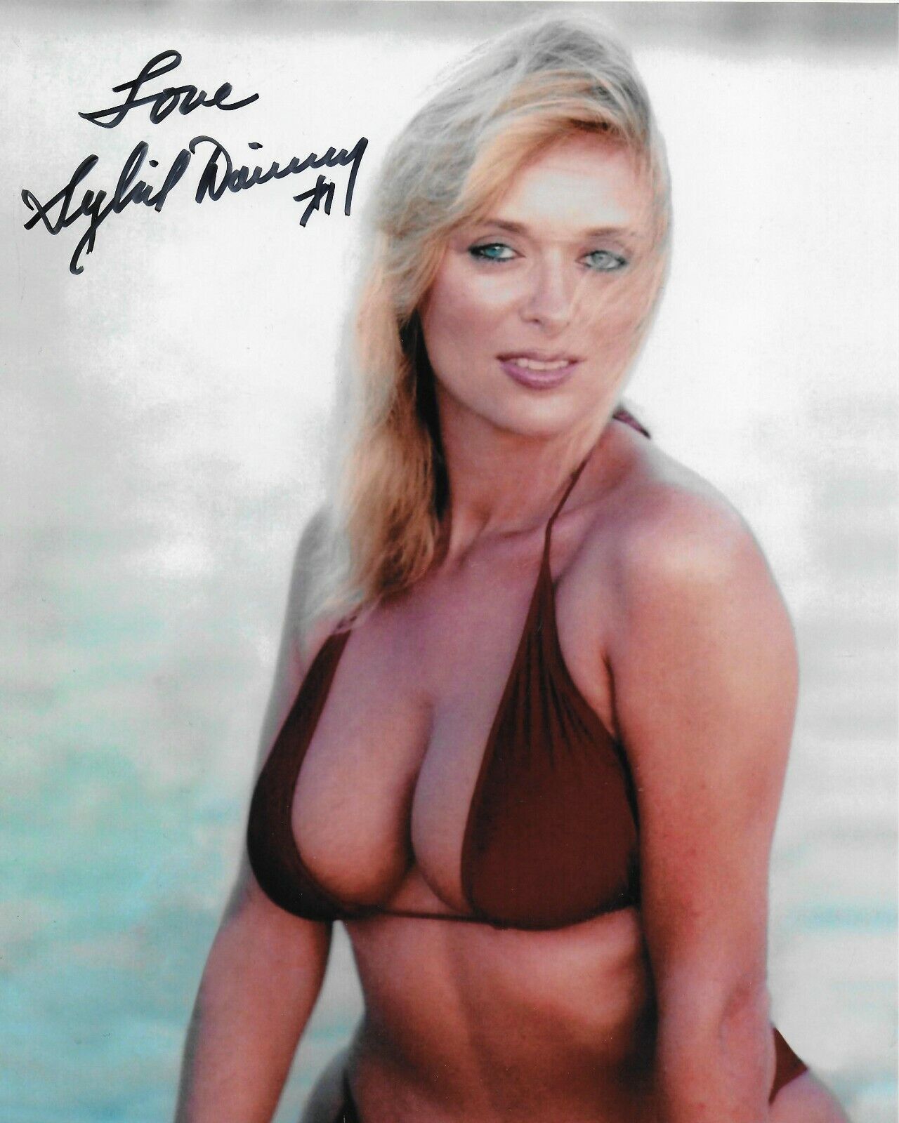 Sybil Danning Signed 8x10 Photo Poster painting - 1970's / 1980's B Movie Actress - SEXY!!! #45