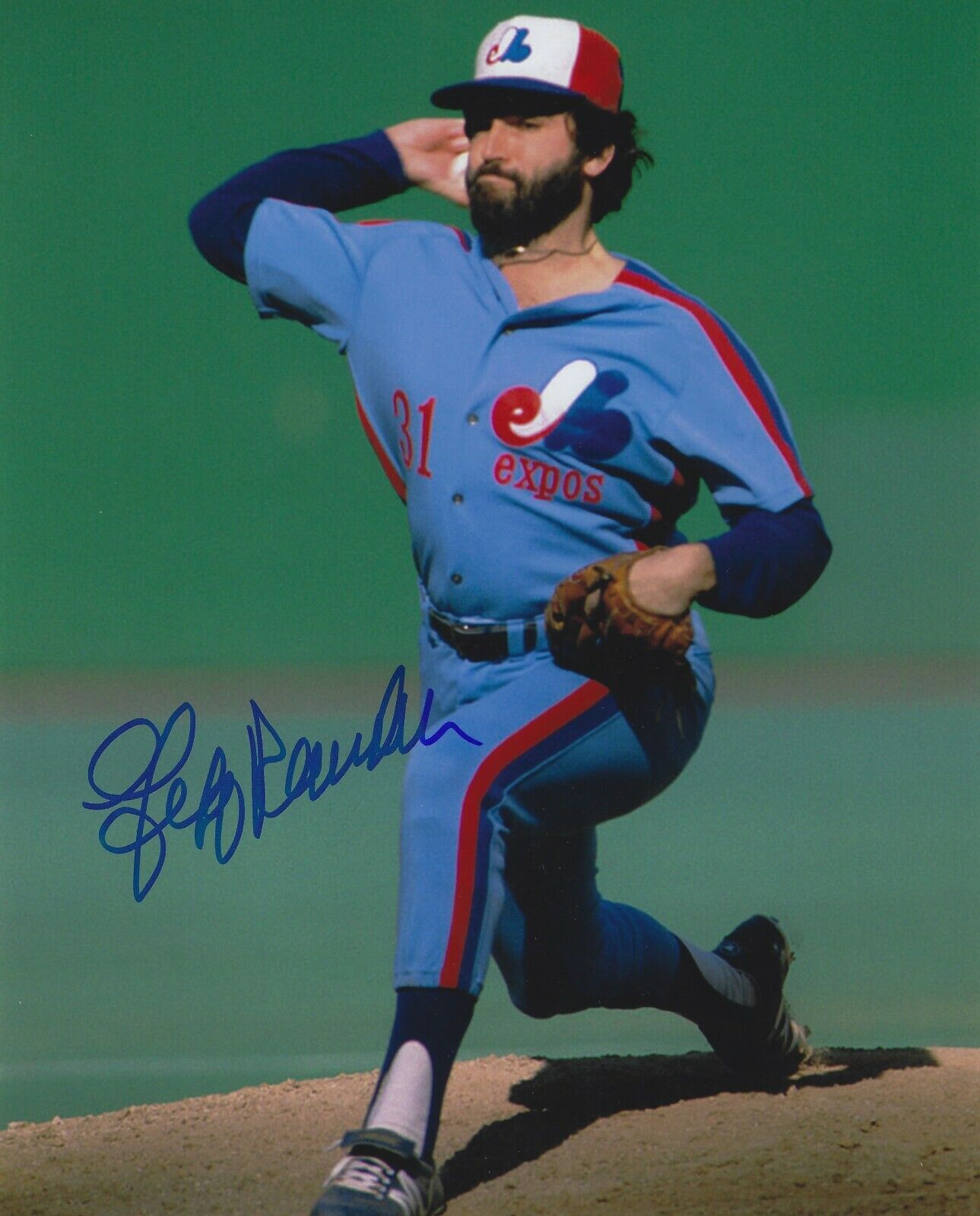 Signed 8x10 JEFF REARDON Montreal Expos Autographed Photo Poster painting - COA