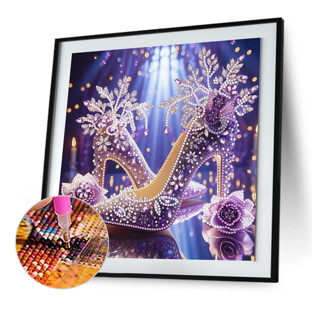 Dream High Heel - Diamond Painting - Partial Special Shaped Drill(Canvas|30*30cm)