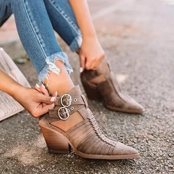 Street Fashion Chunky Boots