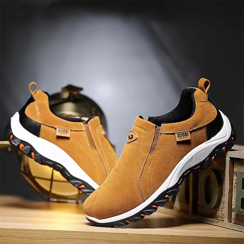 Men's Good Arch Support & Easy To Put On Orthopedic Walking SHOES - FREE SHIPPING