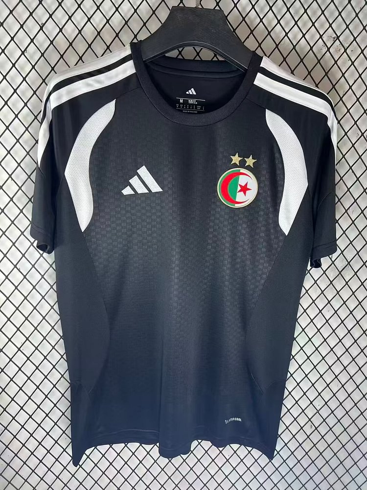 2026-27 Algeria Training Kit - Black II Star Jersey - Fan Version