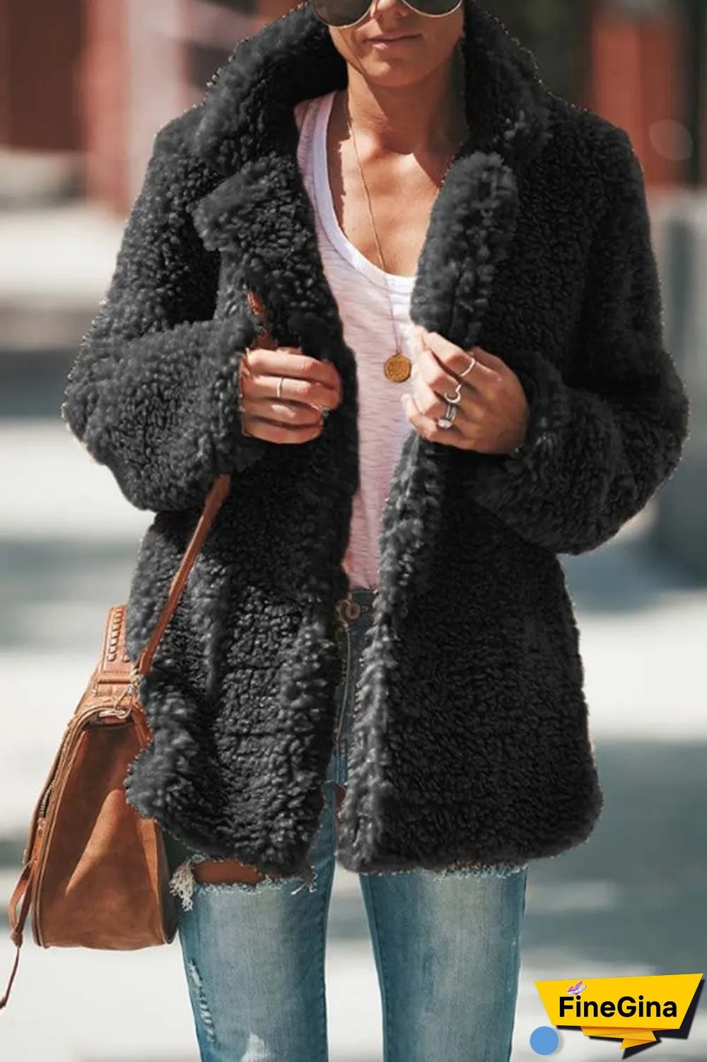 Winter Plush Coat Cardigan