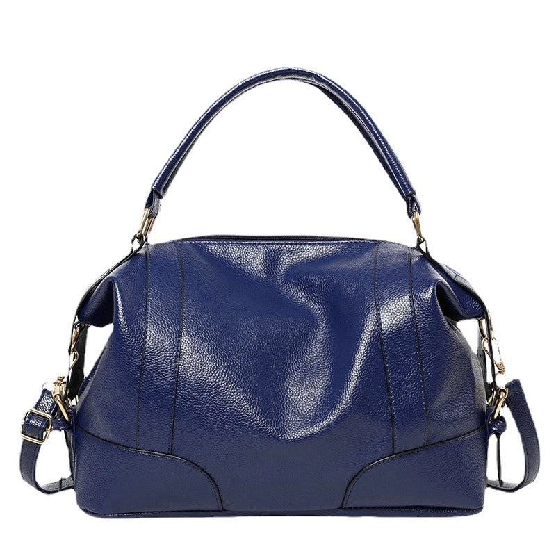 Women’s Pu Leather Solid Color Preppy Style Classic Style Square Zipper Handbag