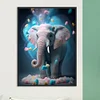 Diamond Painting -DIY Full Square Drill Elephant（35*45 CM)