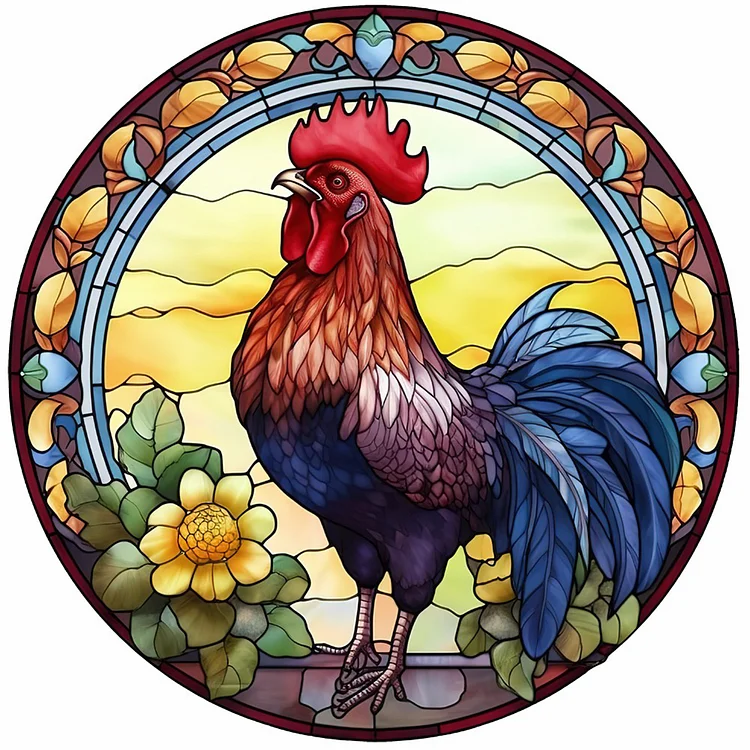 Stained Glass Animal - Full Round - Diamond Painting (30*30cm)