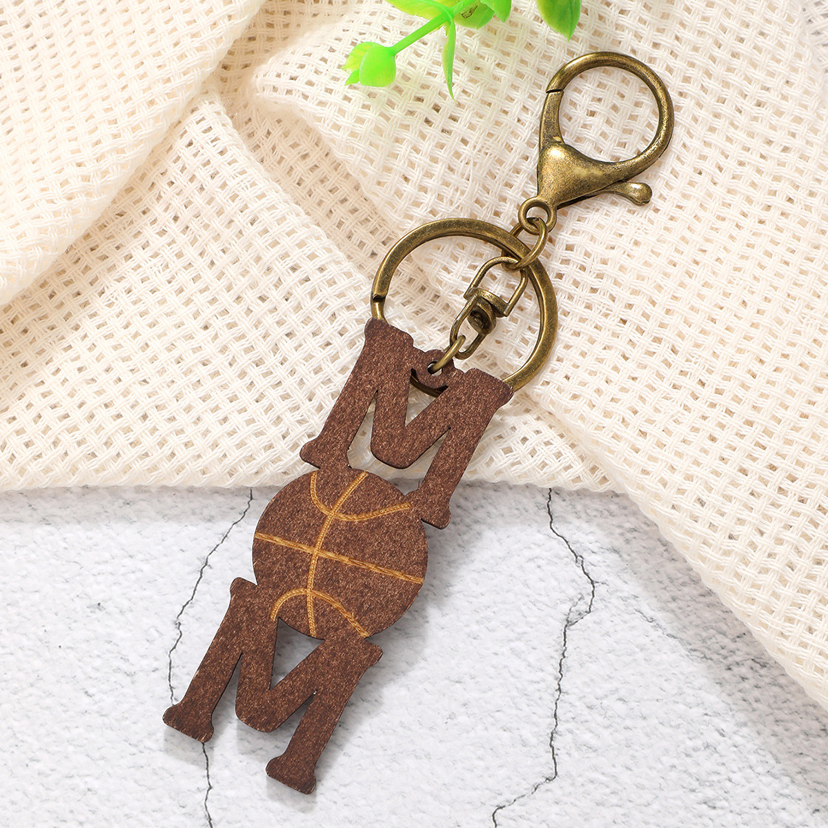 Fun Ball MOM Vintage Keychain