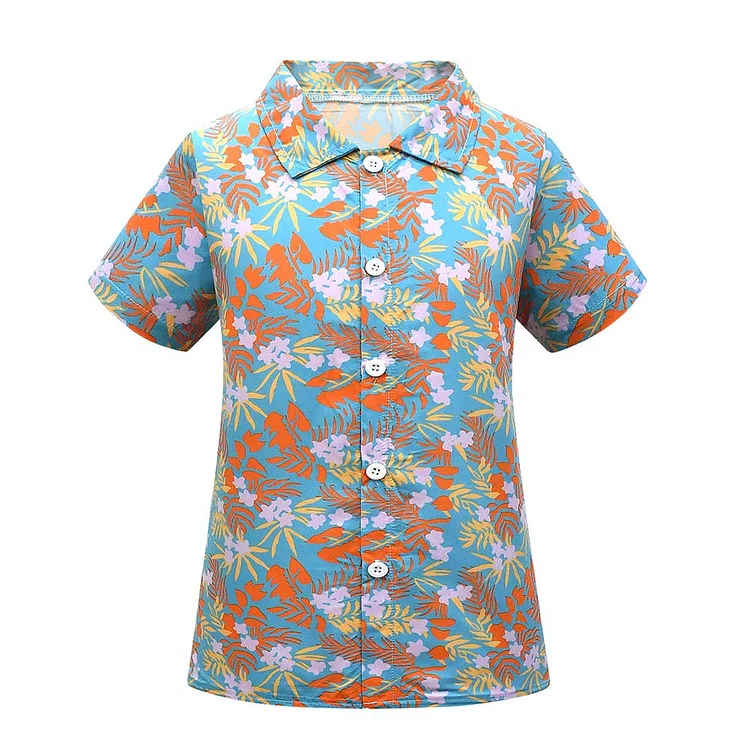 Kids Children Barbie 2023 Ken Green Printed Shirt Outfits Cosplay Costume Halloween Carnival Suit