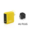 AOHI MAGCUBE 140W GAN+ 3-PORT USB-C AND USB-A FAST CHARGER