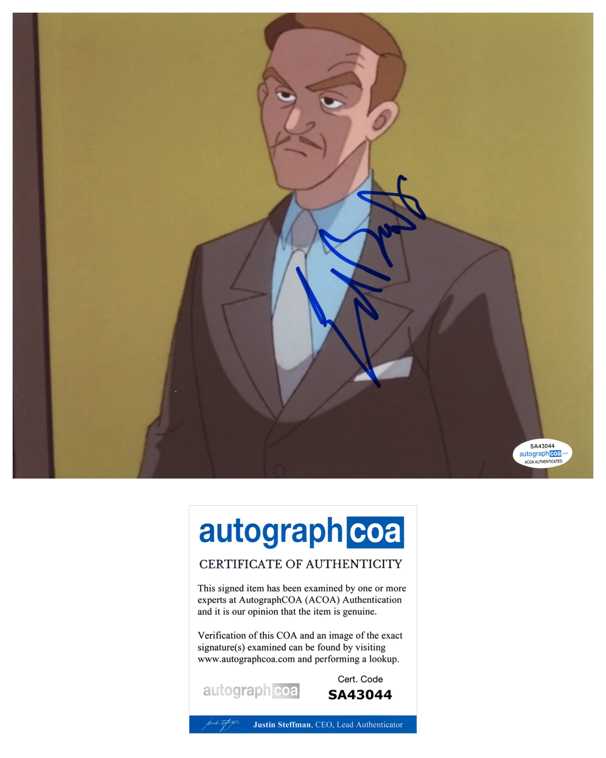 Ed Begley Jr Signed Autographed 8x10 Photo Poster painting Batman The Animated Series ACOA COA