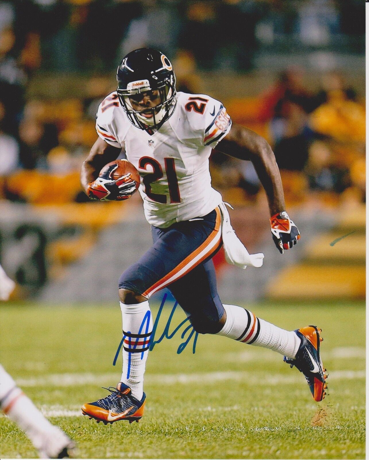 MAJOR WRIGHT signed CHICAGO BEARS 8X10 Photo Poster painting *PICK 6*